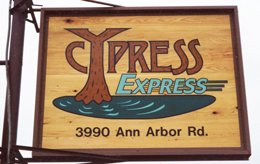 Sample Sign for Cypress Express